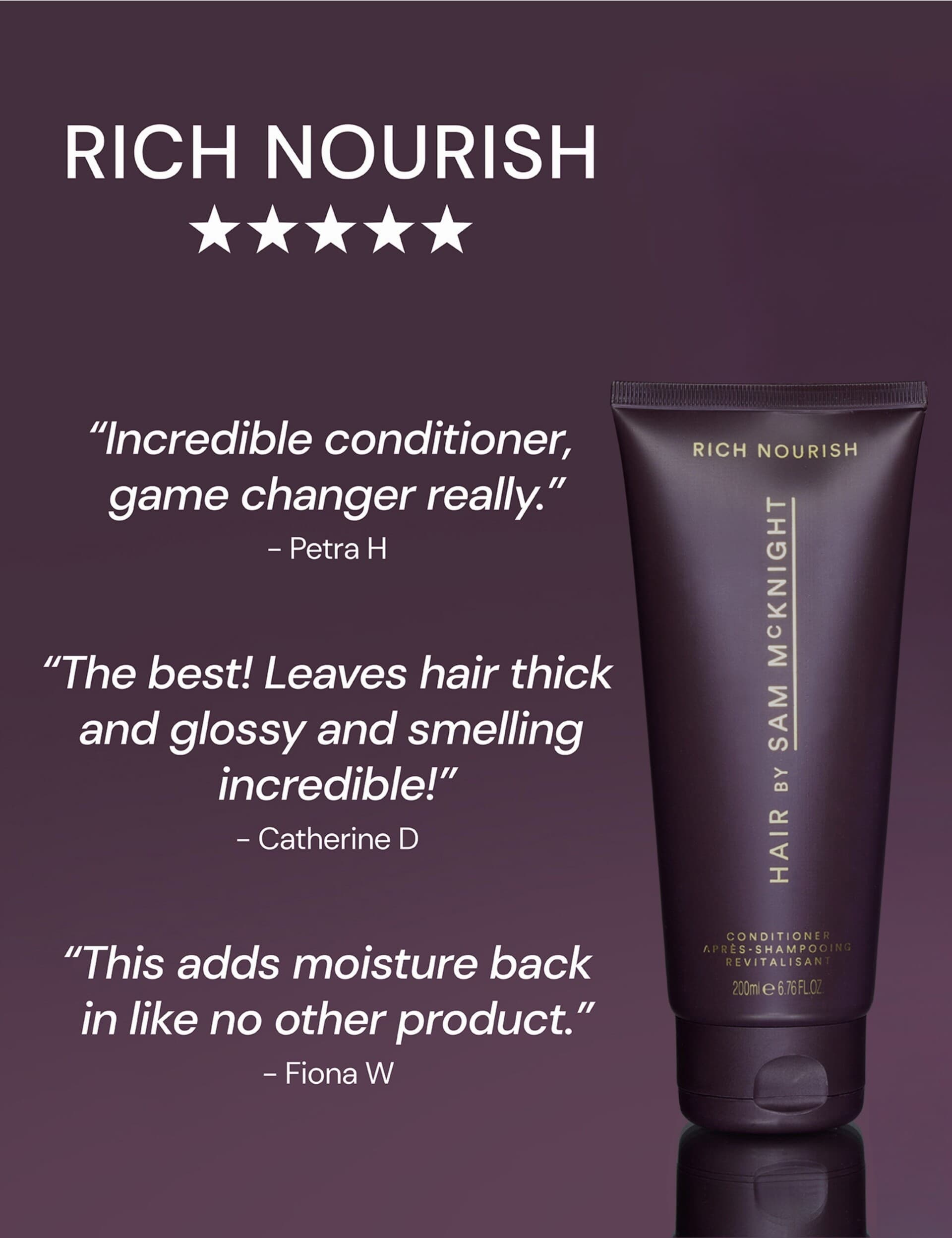 Hair by Sam McKnight Rich Nourishing Conditioner Mini 75ml, imported from the UK