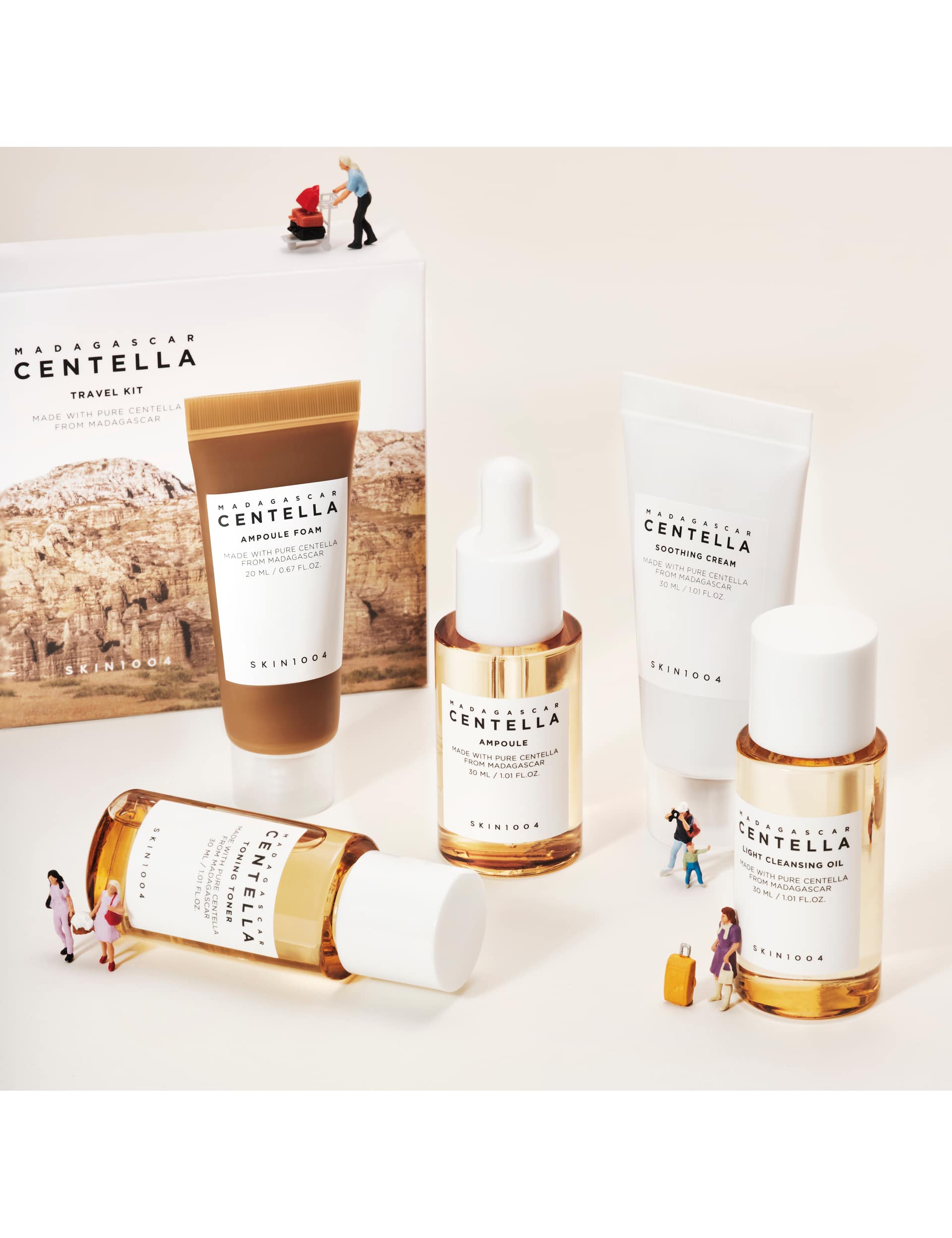 Madagascar Centella Travel Kit 5-piece set, UK version