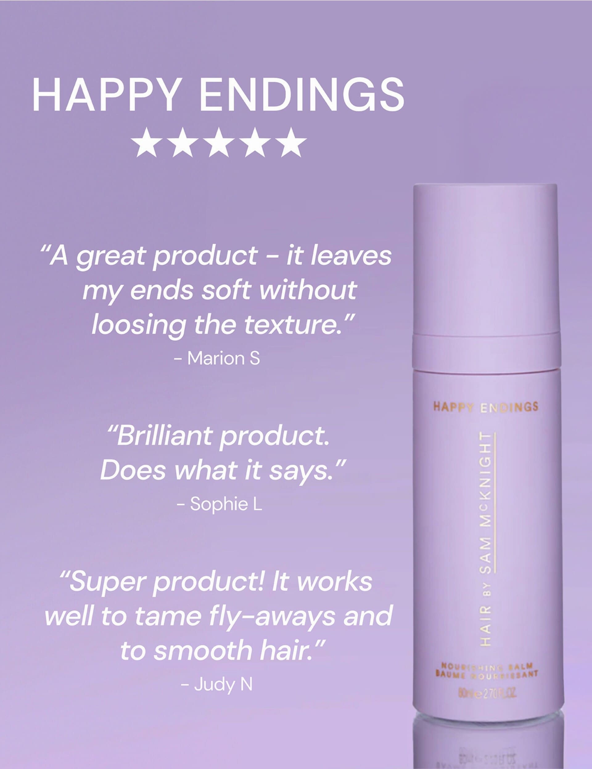 Sam McKnight Happy Endings Nourishing Balm Mini 30ml, UK version