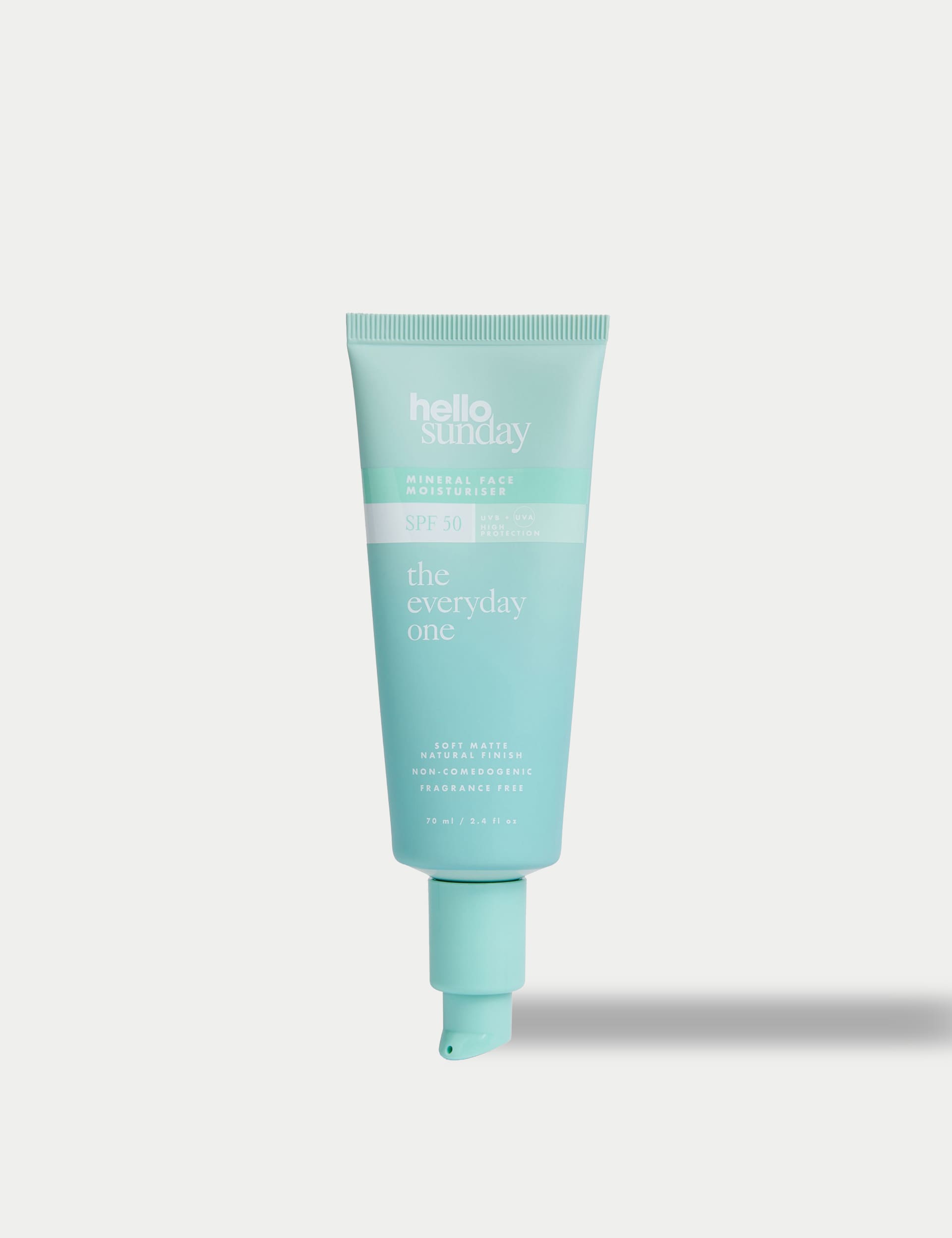 Hello Sunday Face Moisturiser SPF 50 Centella Asiatica 70ml - British product