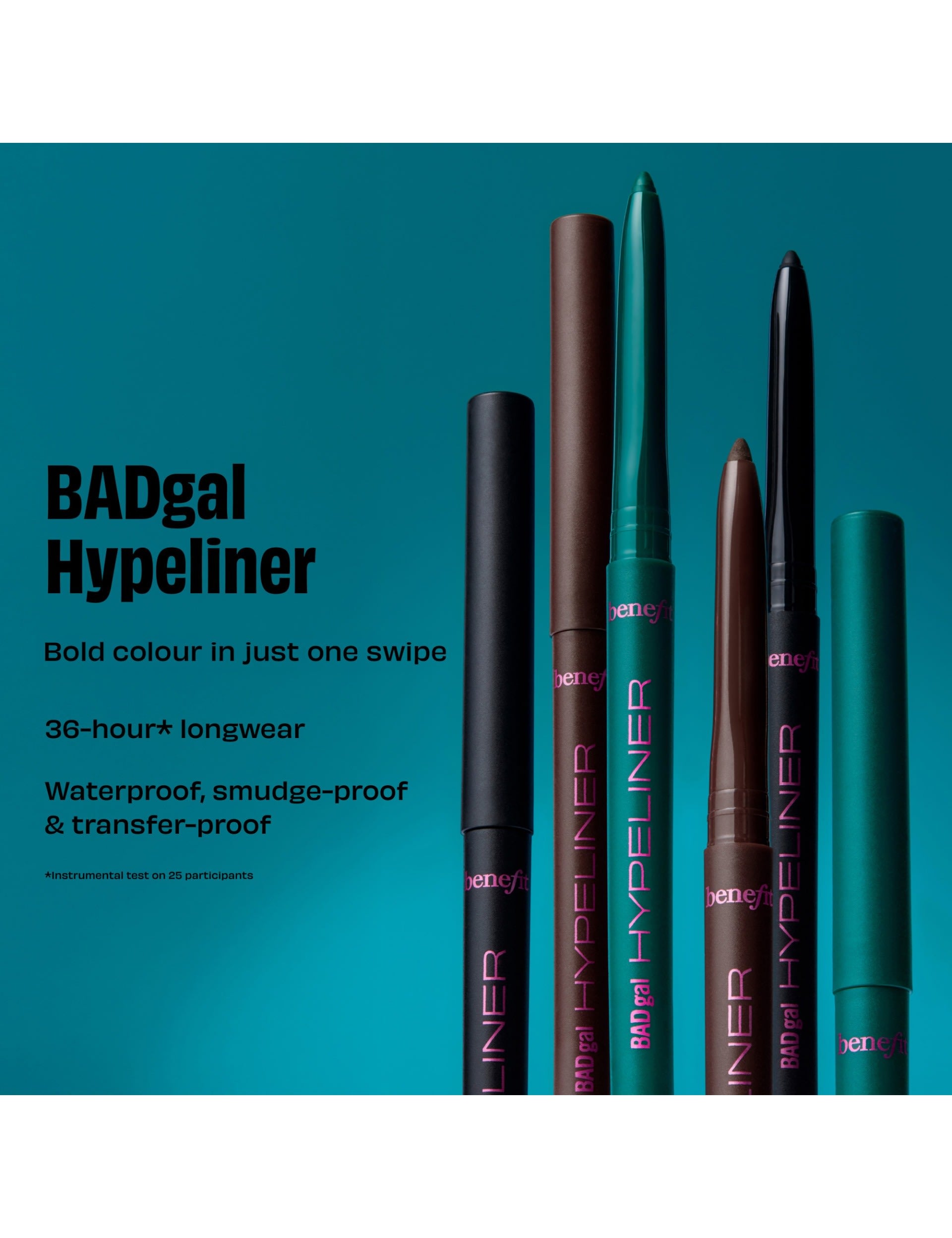 benefit eyeliner pitch black waterproof 0.25g, UK version