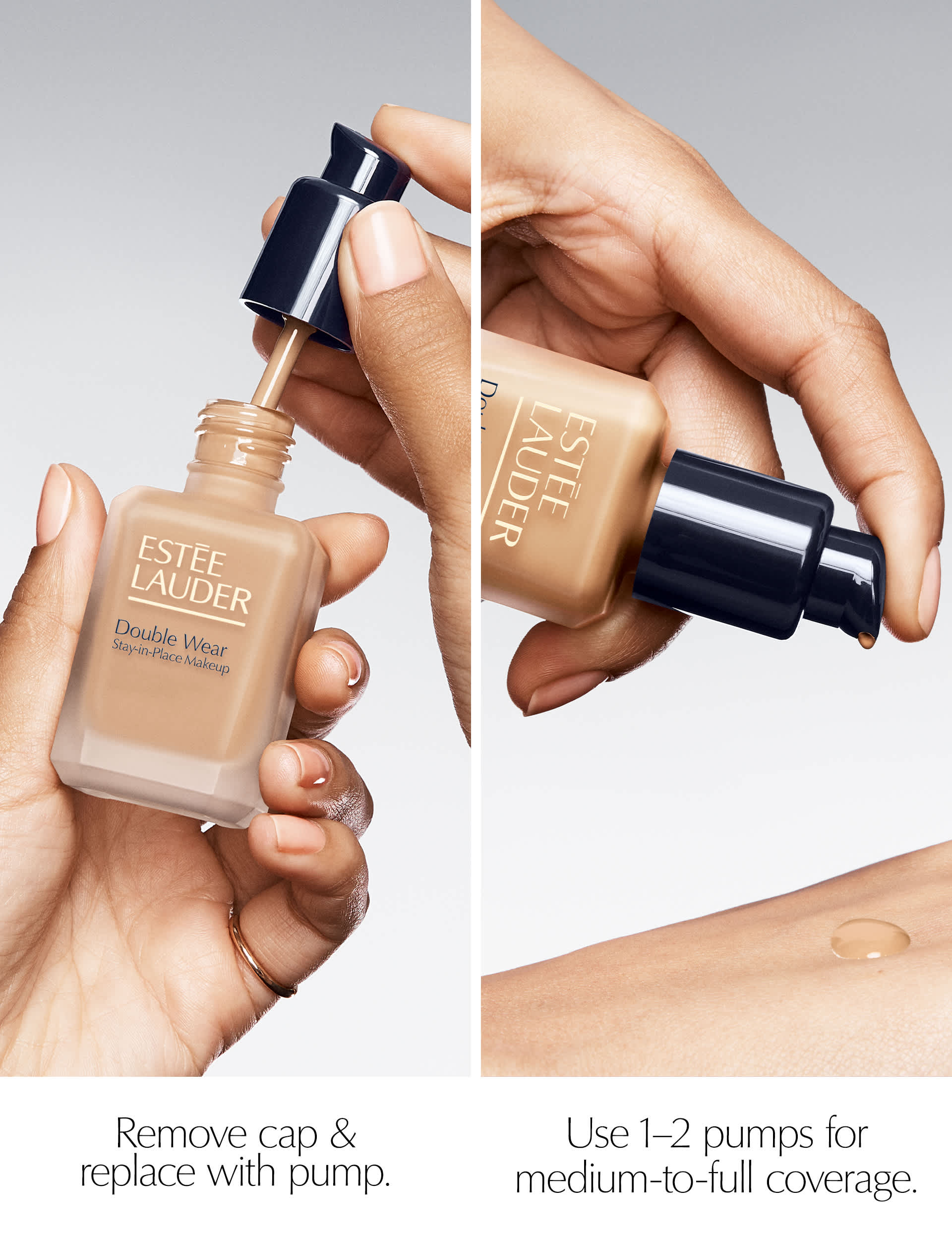 Estée Lauder Double Wear Makeup Pump, imported from the UK
