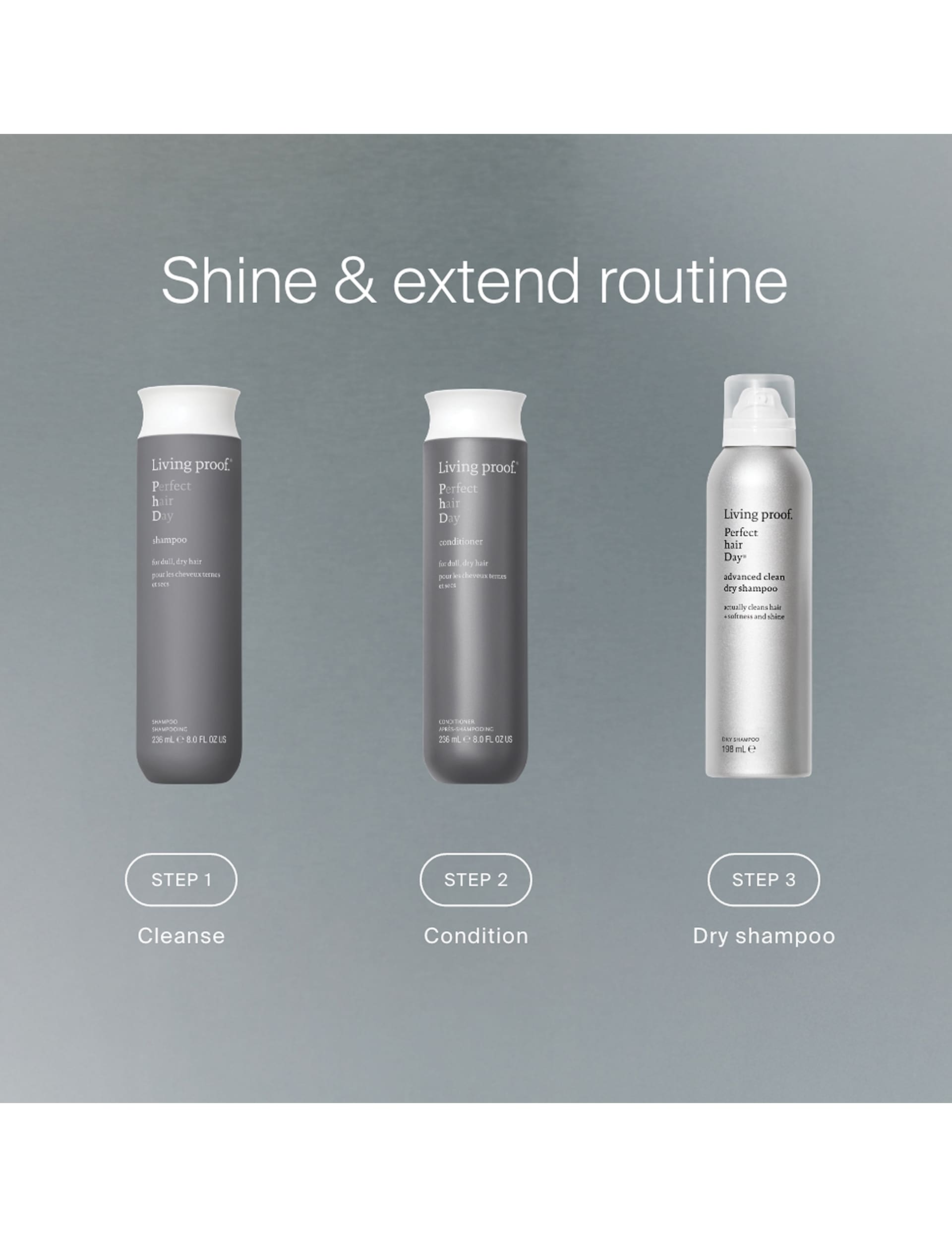 Living Proof Advanced Clean Dry Shampoo 355ml, imported from the UK