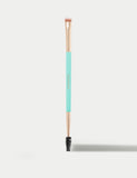 Sweed brow and liner brush with spoolie, imported from the UK