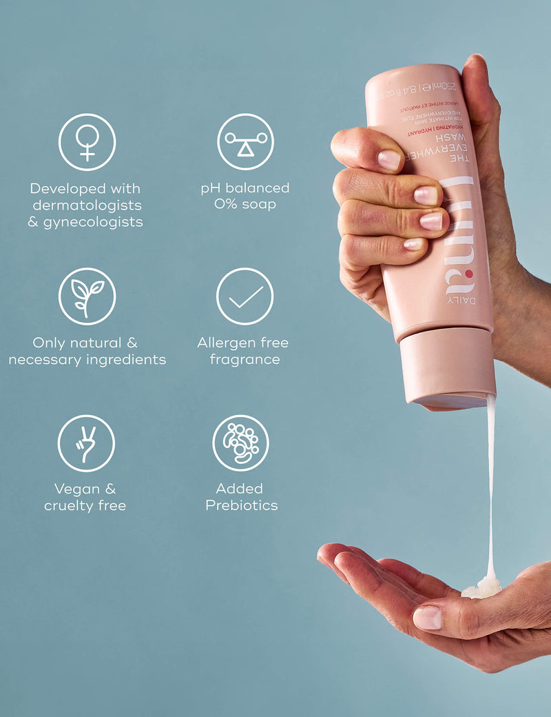 Luna Daily hydrating body wash and spray duo - British product