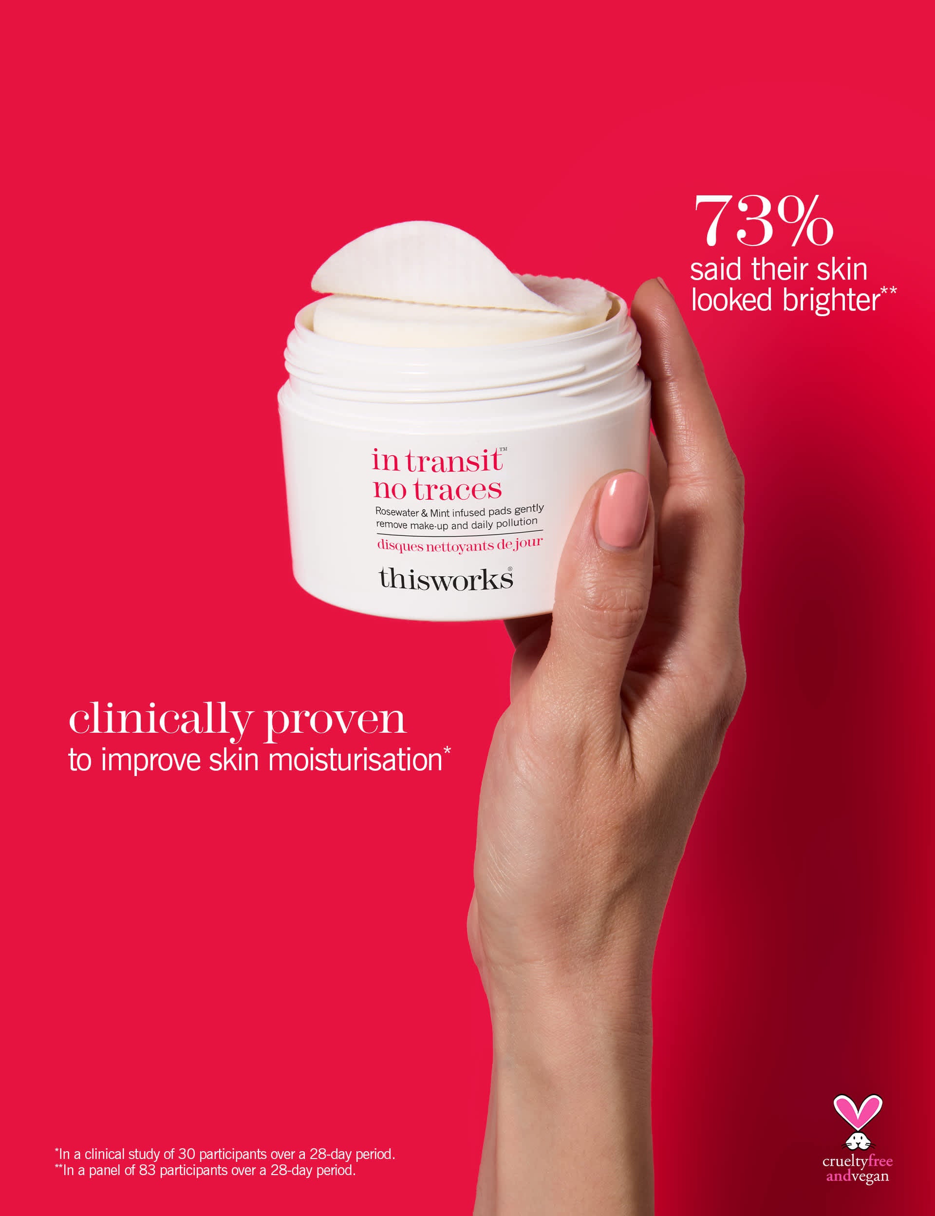 In Transit No Traces pads 80 - British product