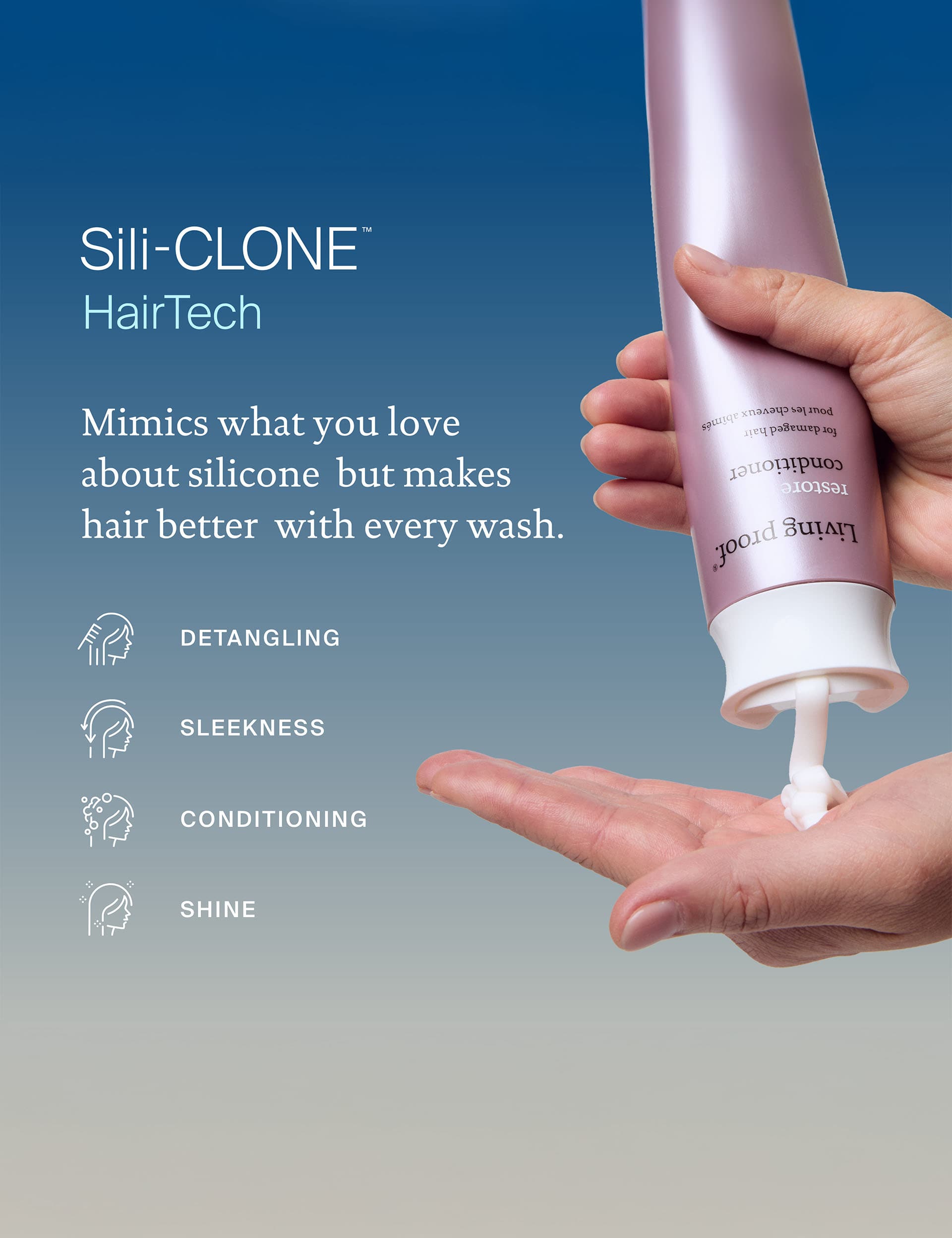 Living proof Restore hair conditioner 60ml, imported from the UK