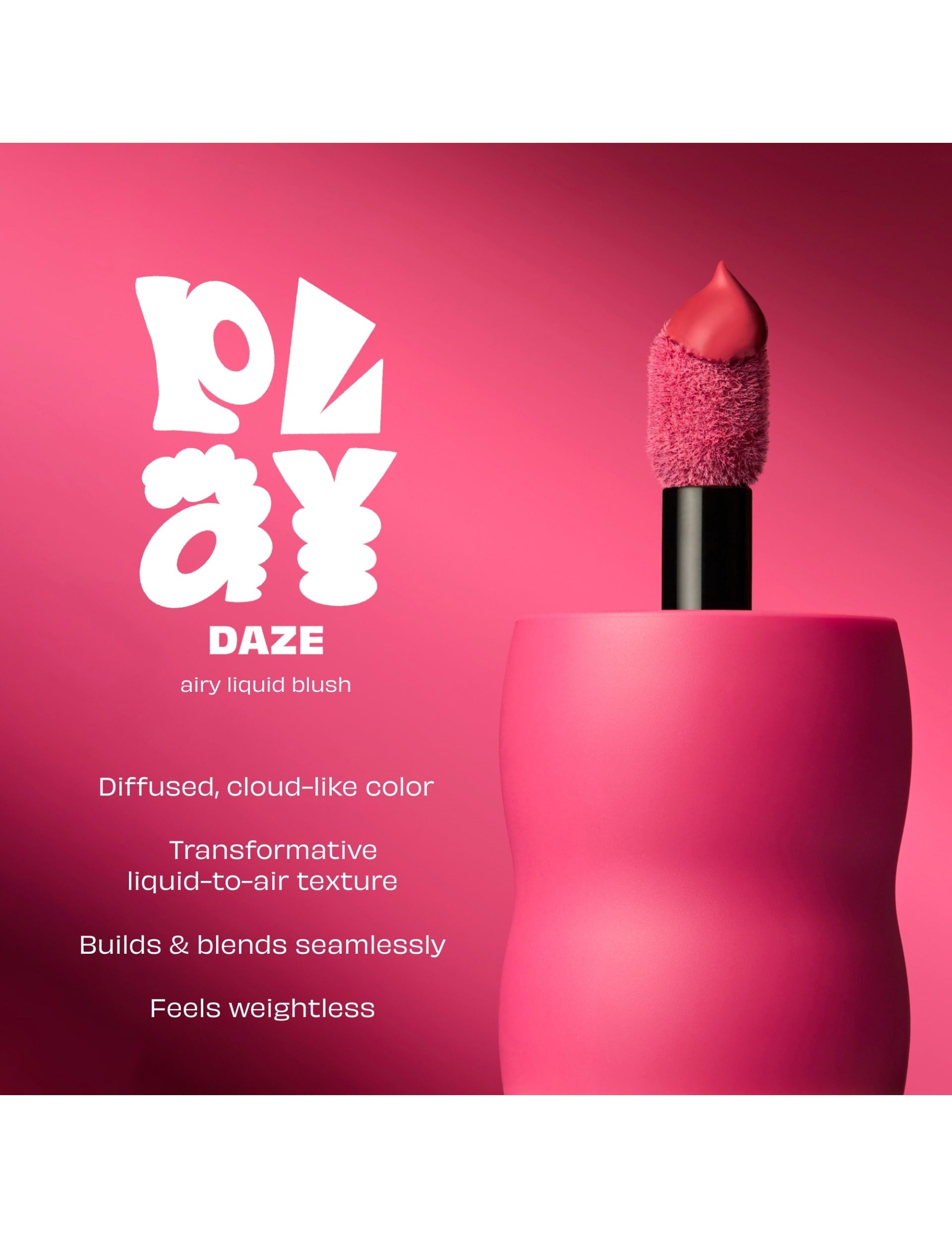 Play Daze weightless liquid cheek blush 6ml, UK version
