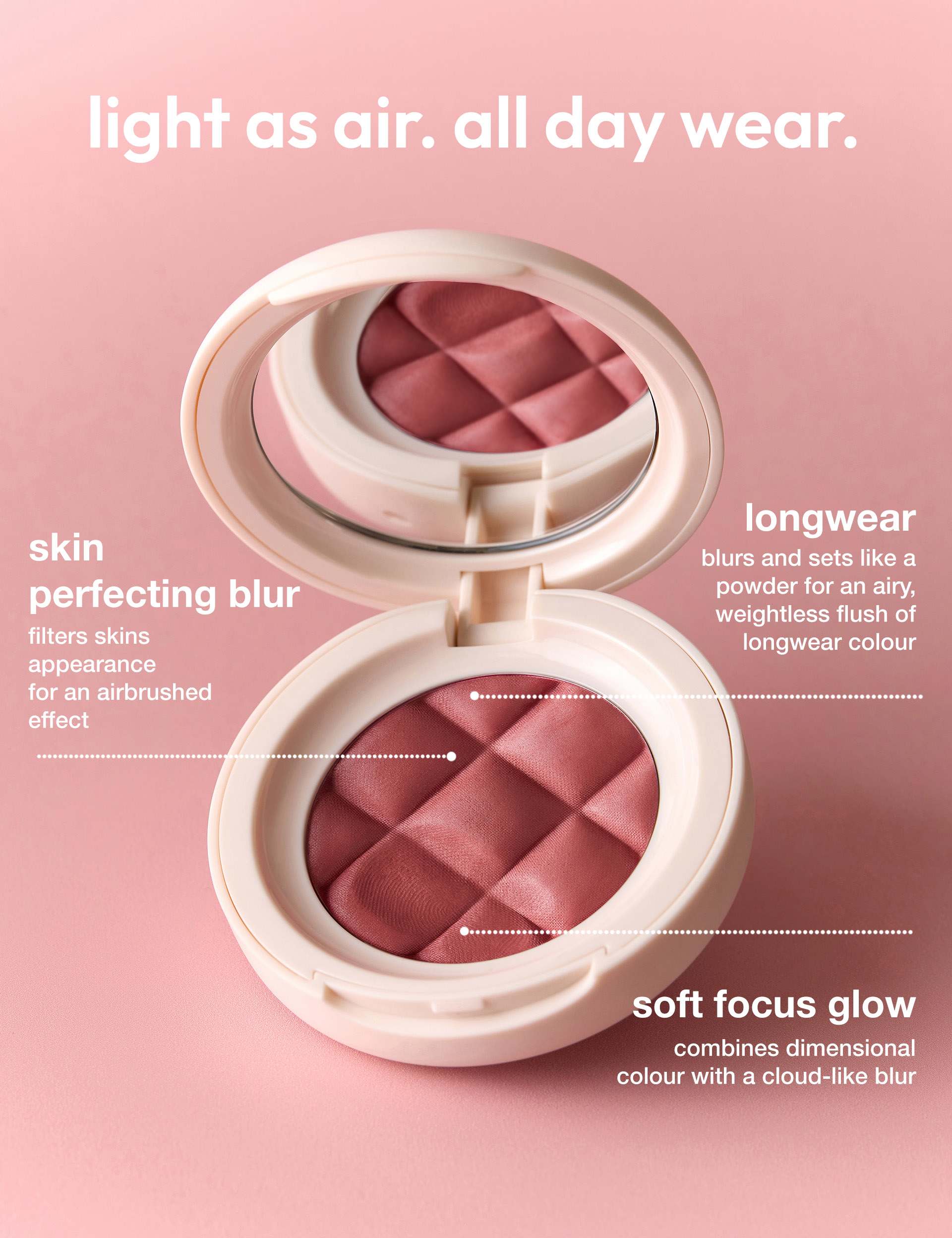 ICONIC London Soft Touch Blush Shady Lady 5g - British product