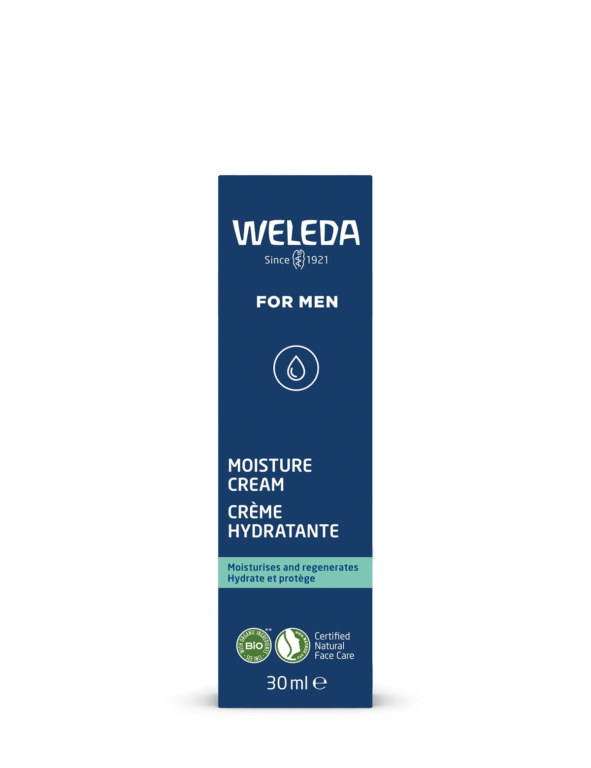 Weleda Moisture Cream for Men 30ml, imported from the UK