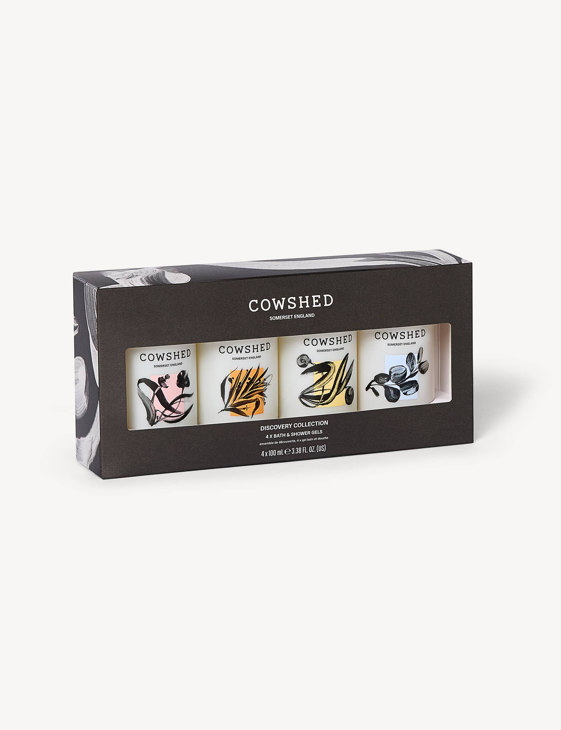 Cowshed bath gel gift set 4x100ml - British product