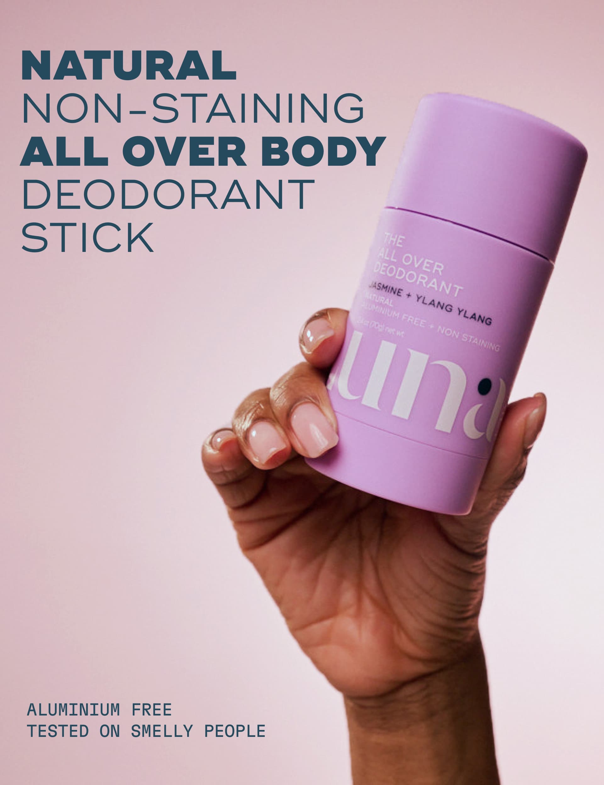 Luna Daily deodorant stick jasmine and ylang ylang 70g (British brand)