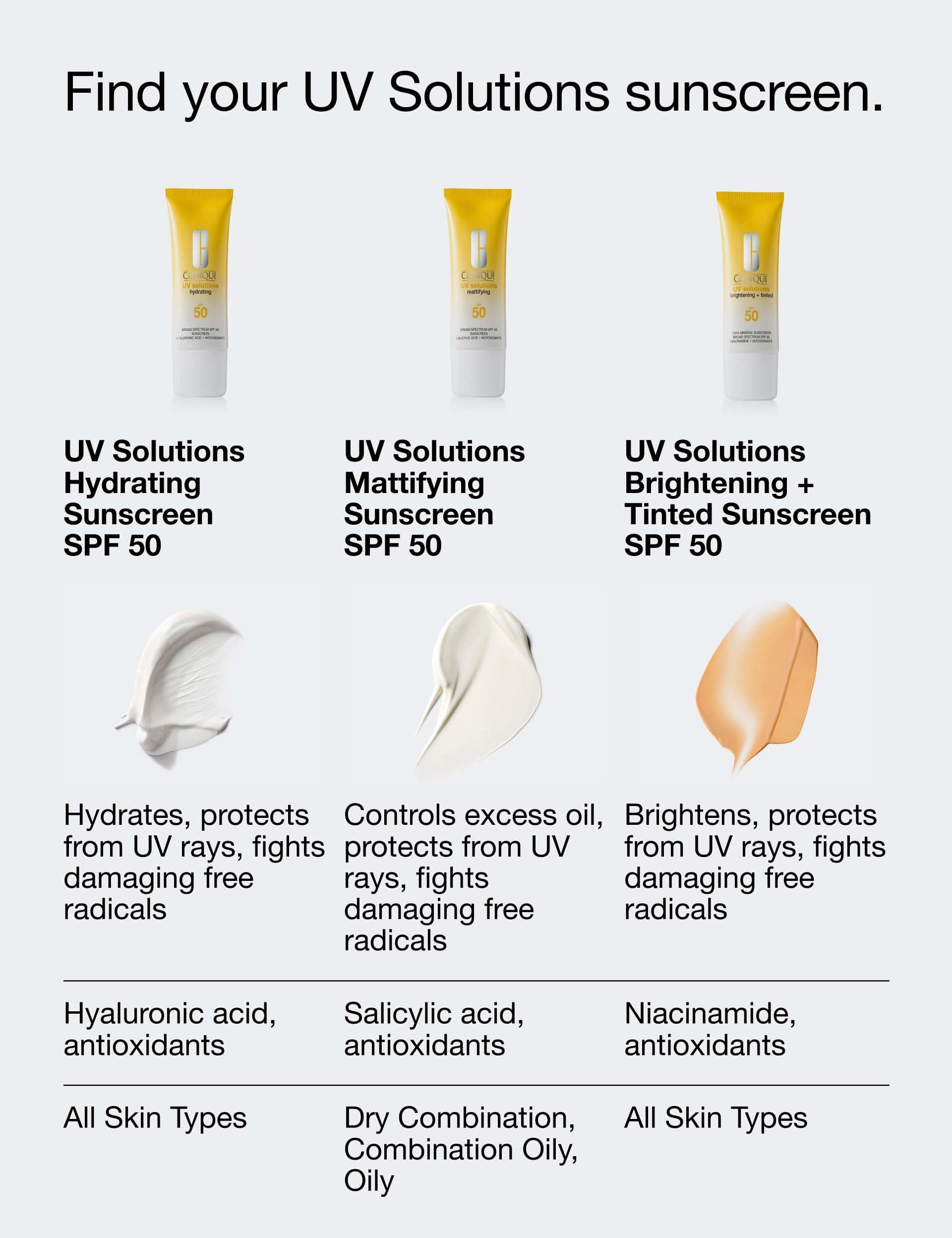 Clinique UV Solutions Brightening & Tinted Sunscreen SPF 50