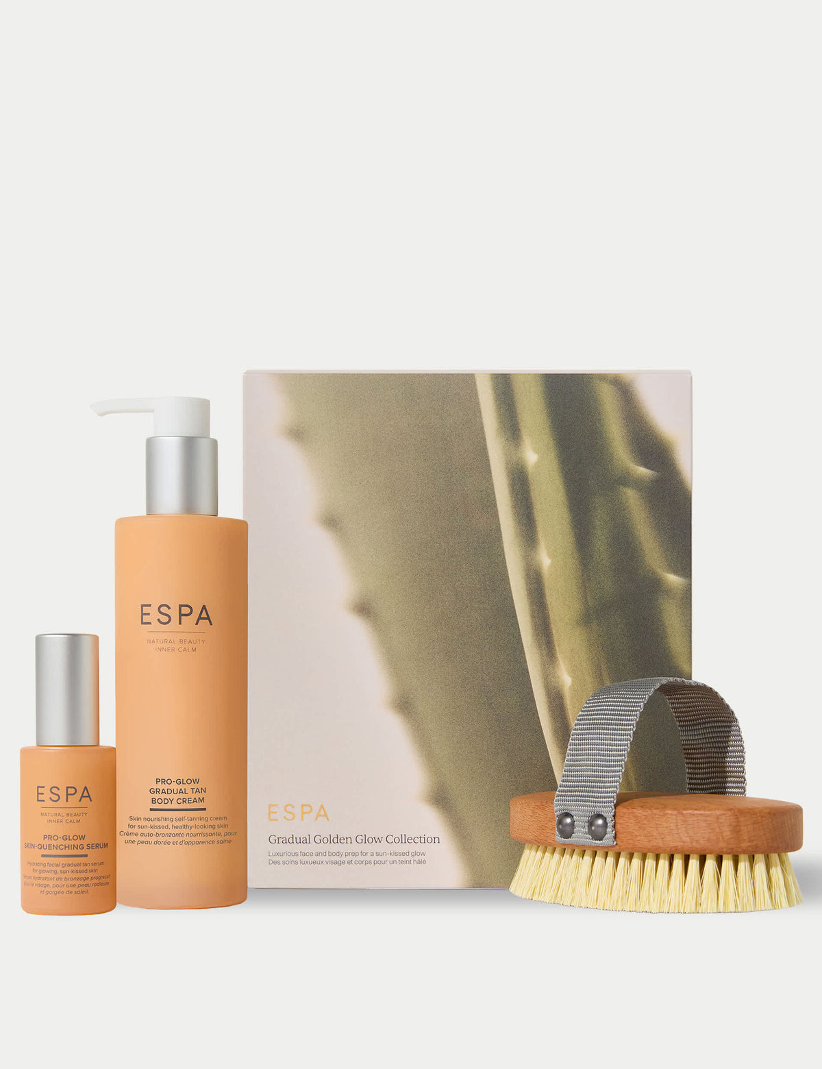 ESPA Gradual Golden Glow Collection with brush (British brand)