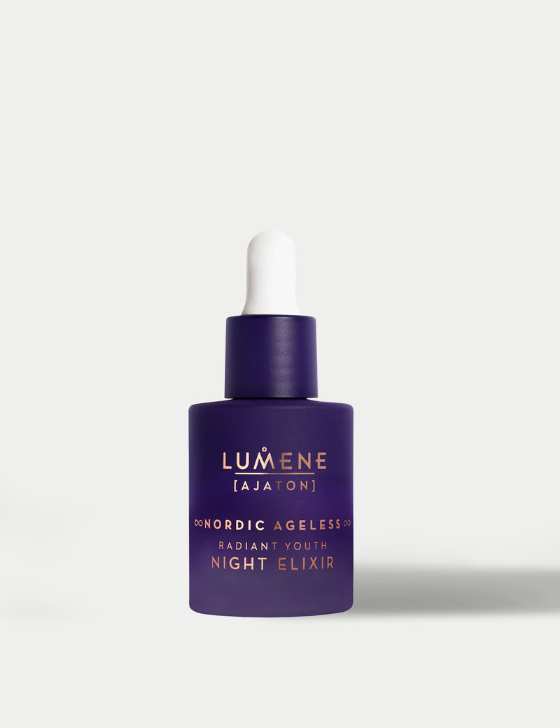 Nordic Ageless Ajaton Radiant Youth Night Serum 30ml, imported from the UK