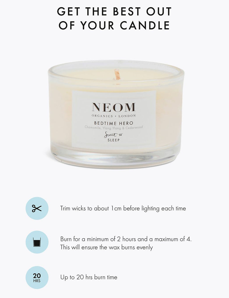 Bedtime Hero Travel Candle 75g