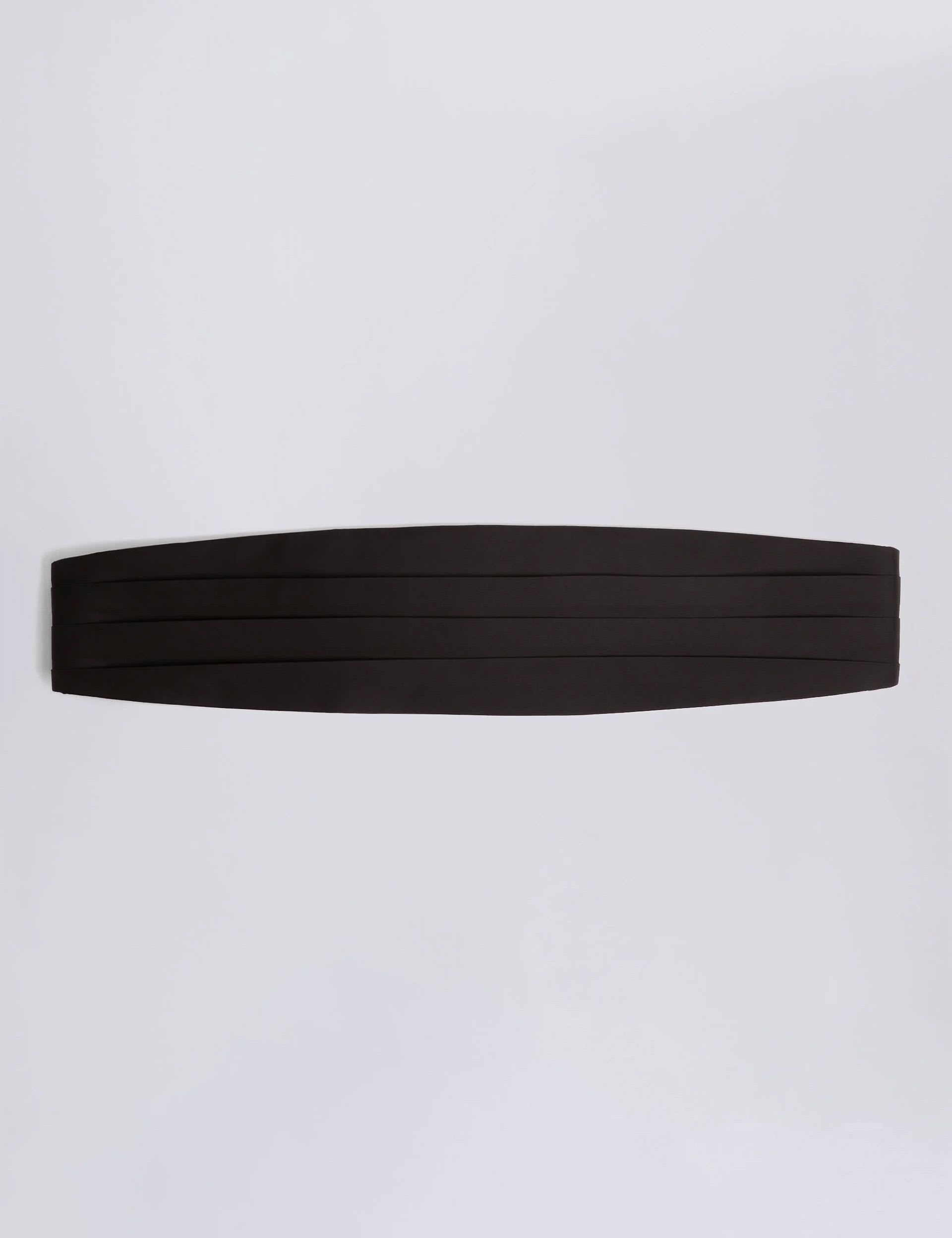 Moss pure silk cummerbund for formal wear, UK version