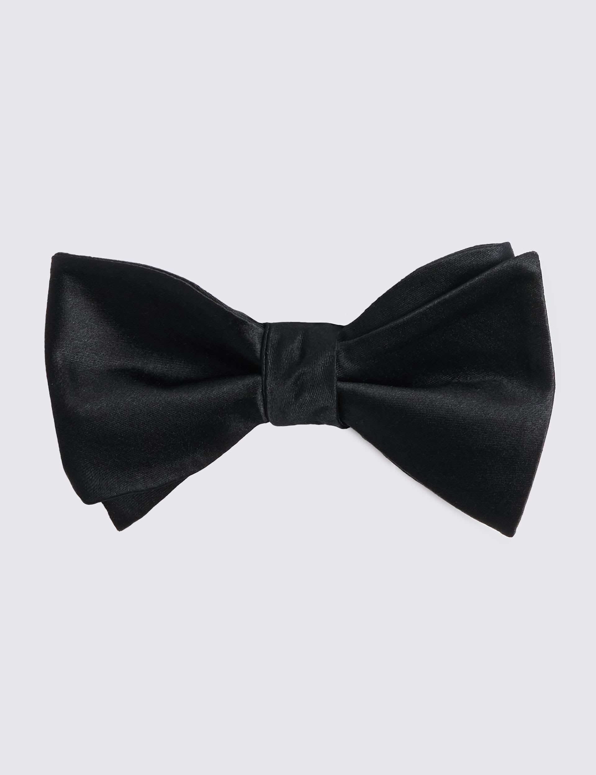 Moss pure silk bow tie, imported from the UK