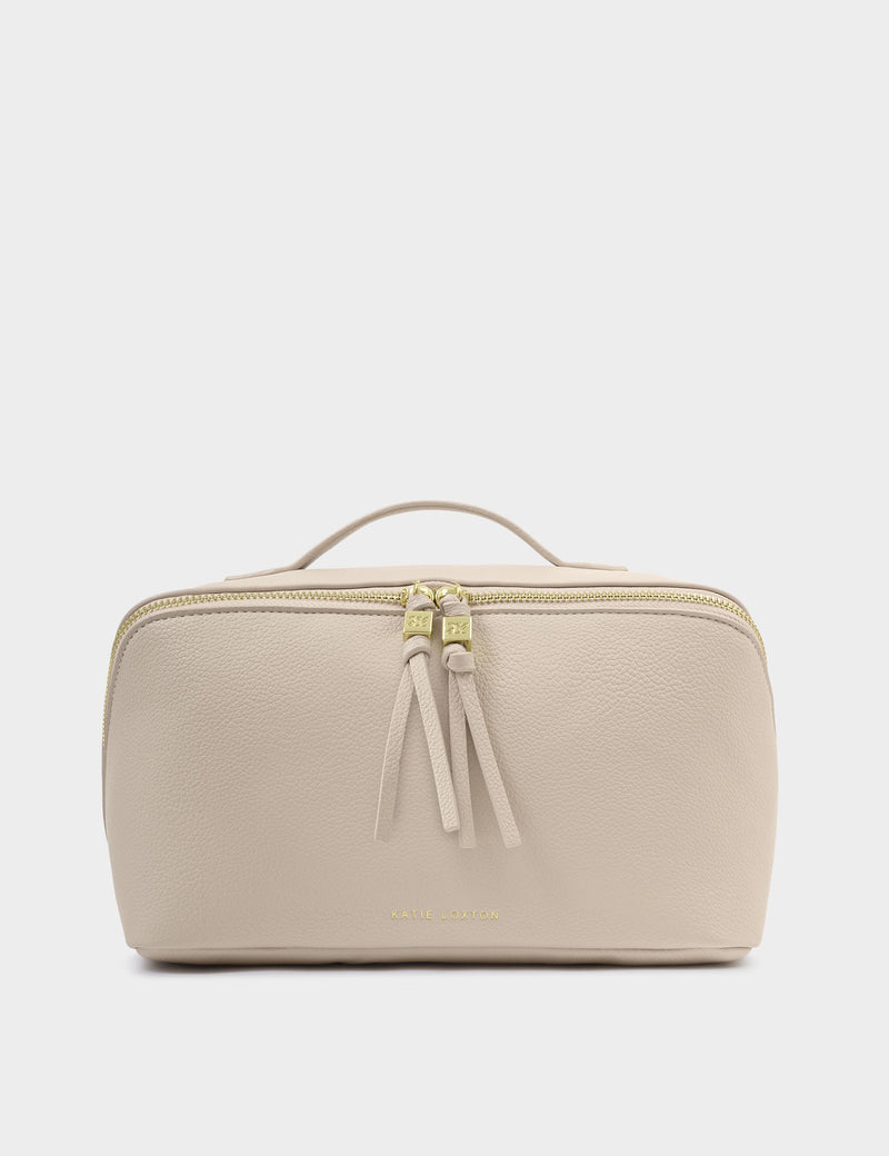 Katie Loxton faux leather zip around large wash bag, UK version