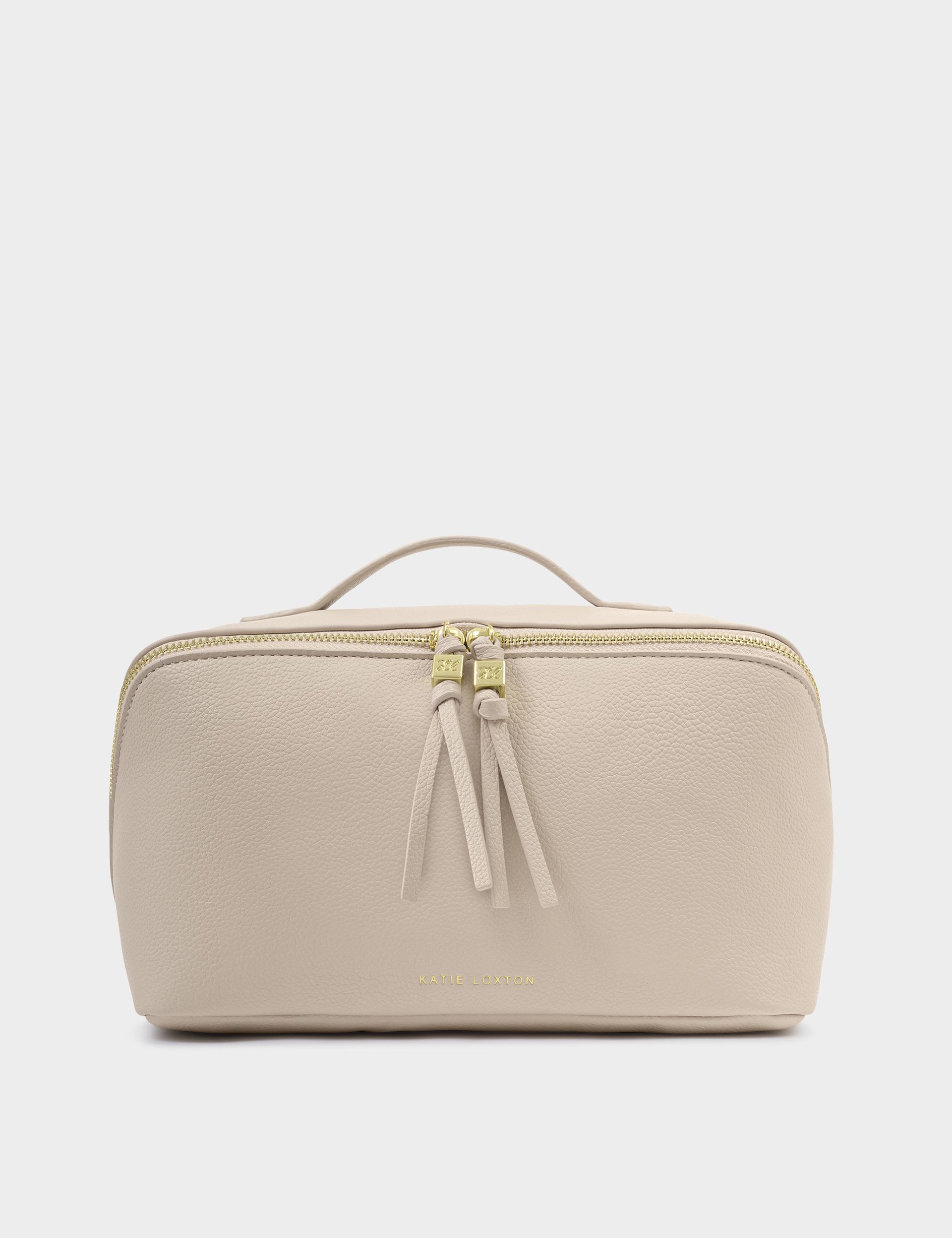 Katie Loxton faux leather zip around large wash bag, UK version