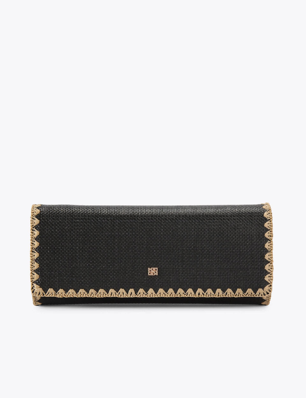 Kurt Geiger raffia chain strap clutch bag - British product