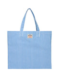 Superdry striped top handle tote bag, imported from the UK