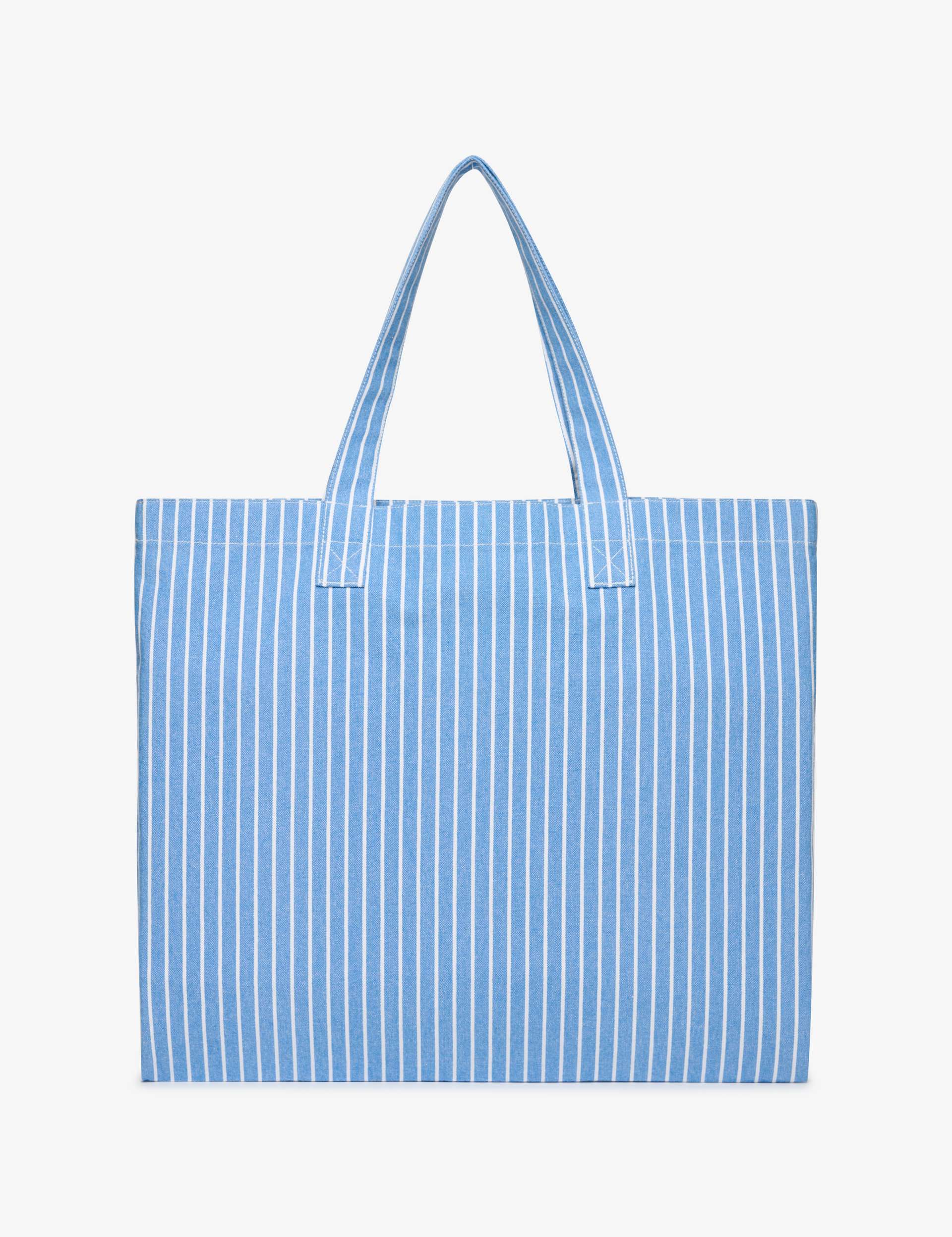 Superdry striped top handle tote bag, imported from the UK