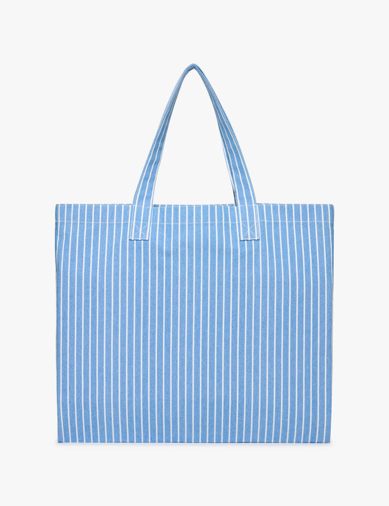 Superdry striped top handle tote bag, imported from the UK
