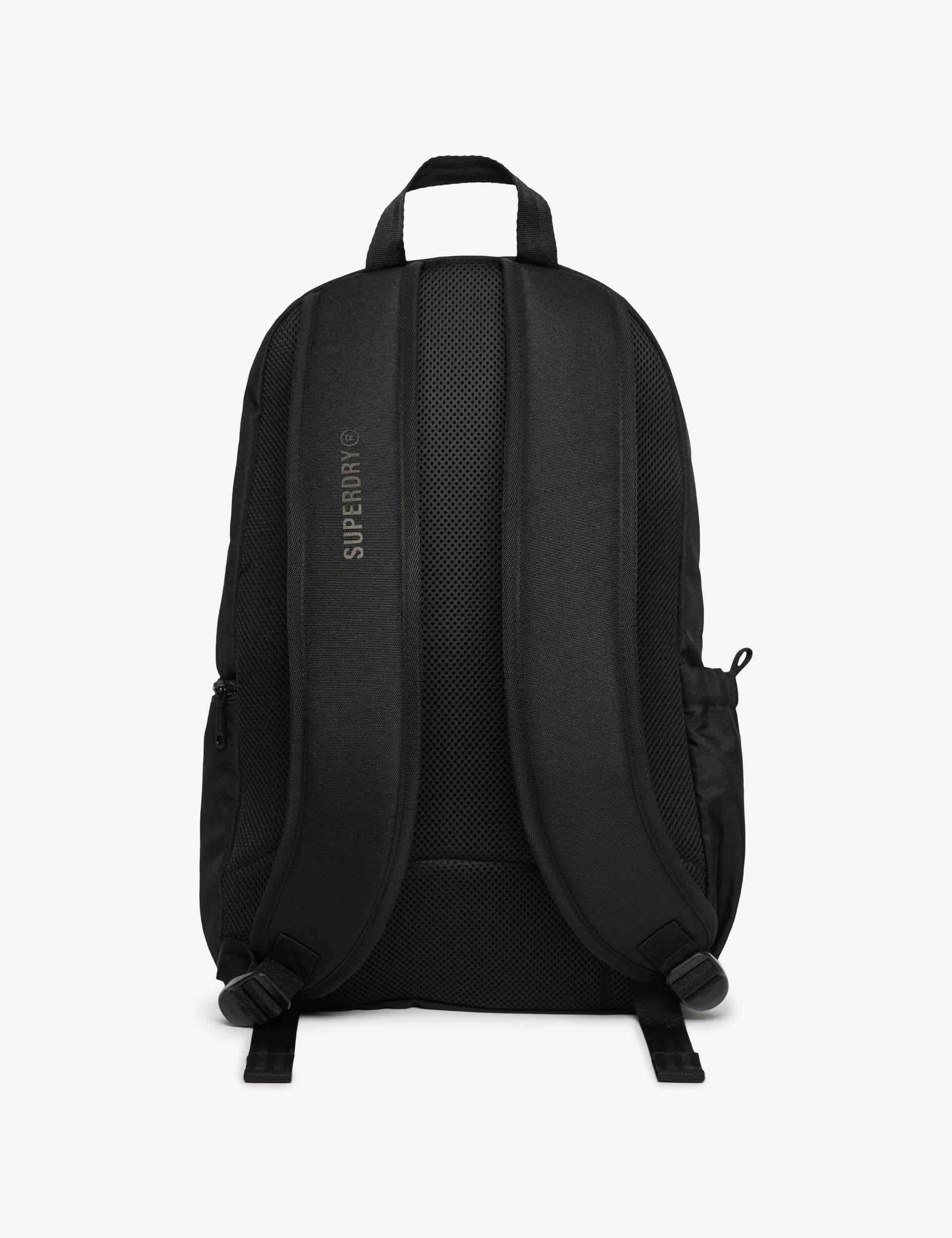 Superdry logo backpack with embroidered branding (British brand)