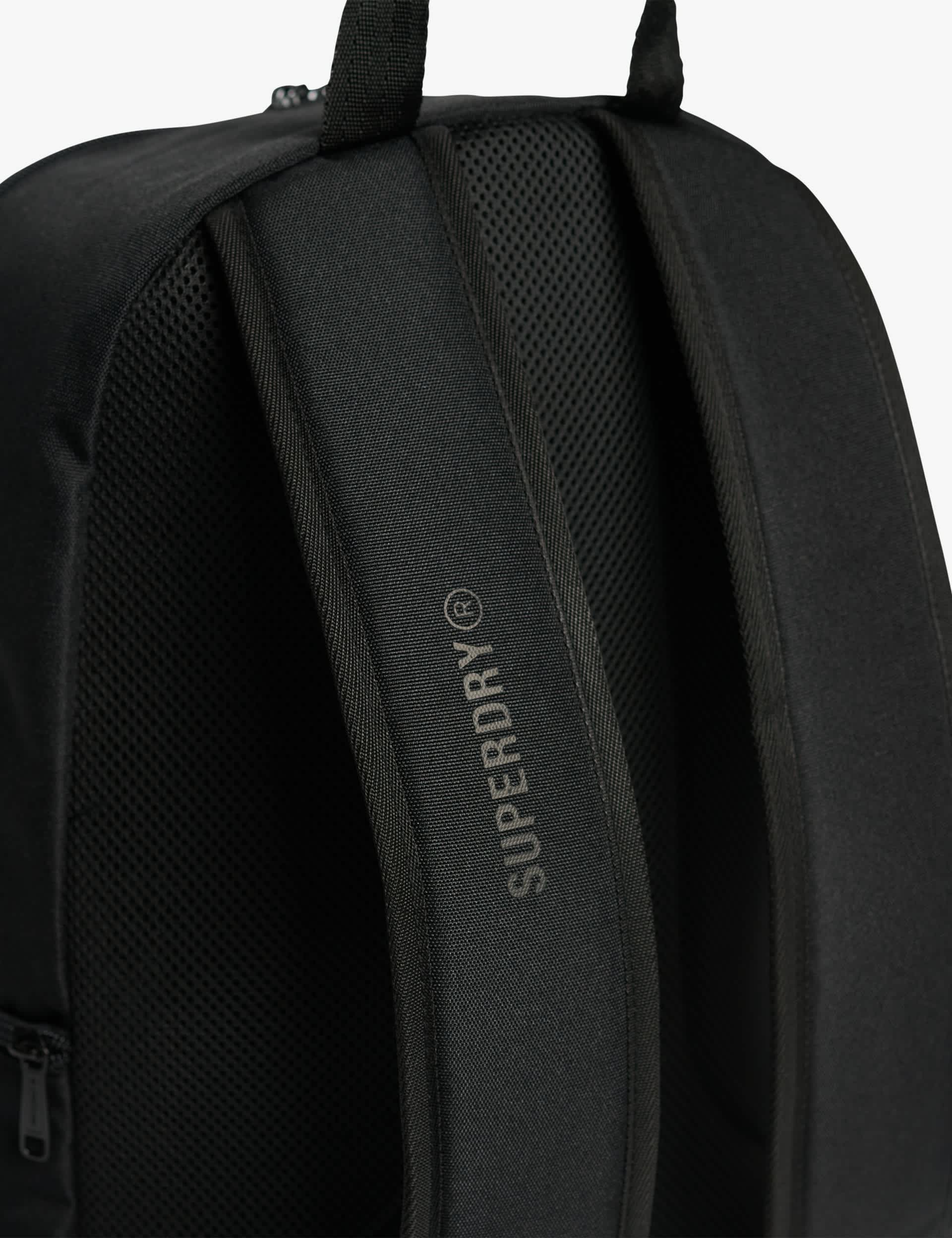 Superdry logo backpack with embroidered branding (British brand)