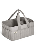 Mamas & Papas pure cotton waffle nappy caddy bag, imported from the UK