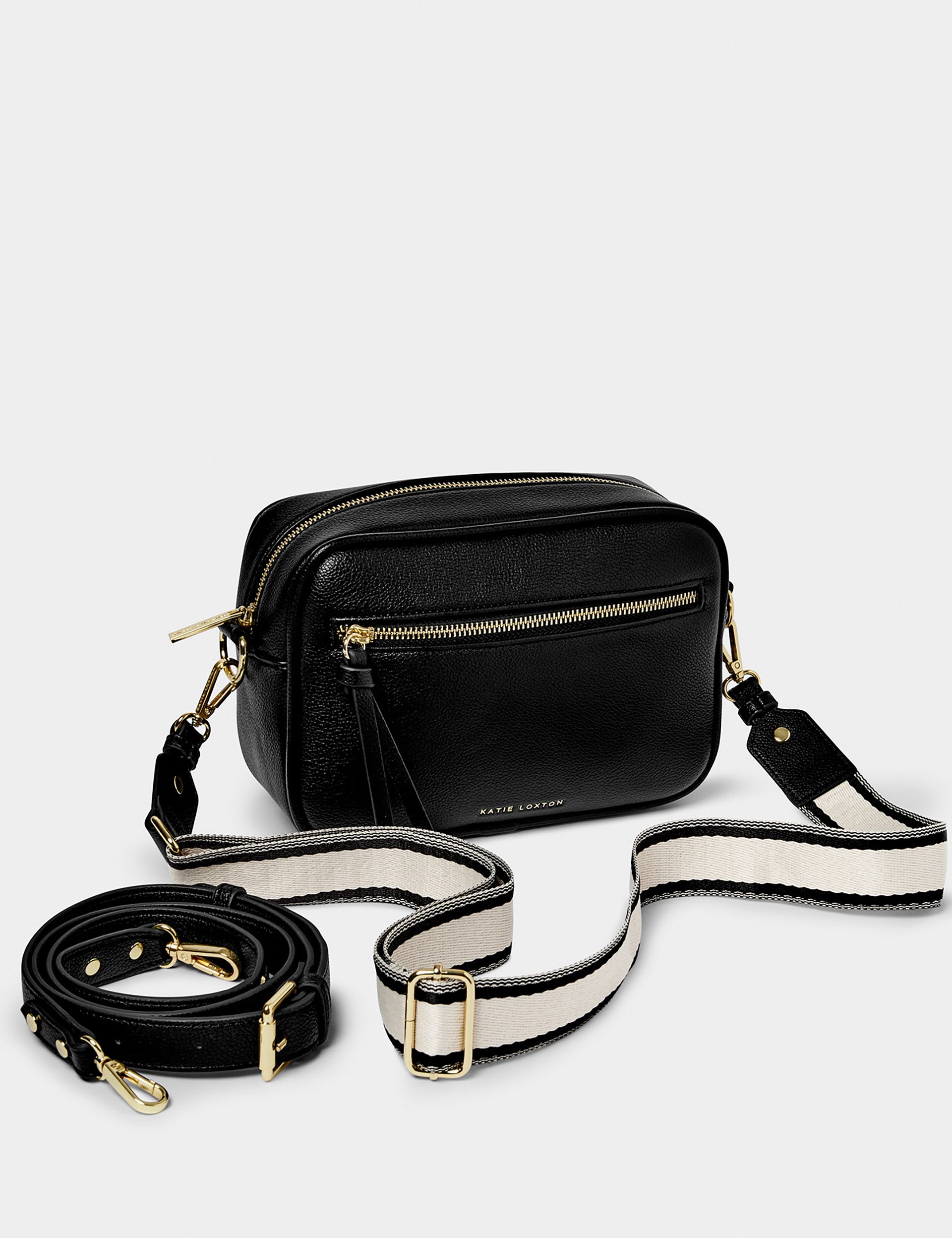 Katie Loxton faux leather metallic cross body bag (British brand)