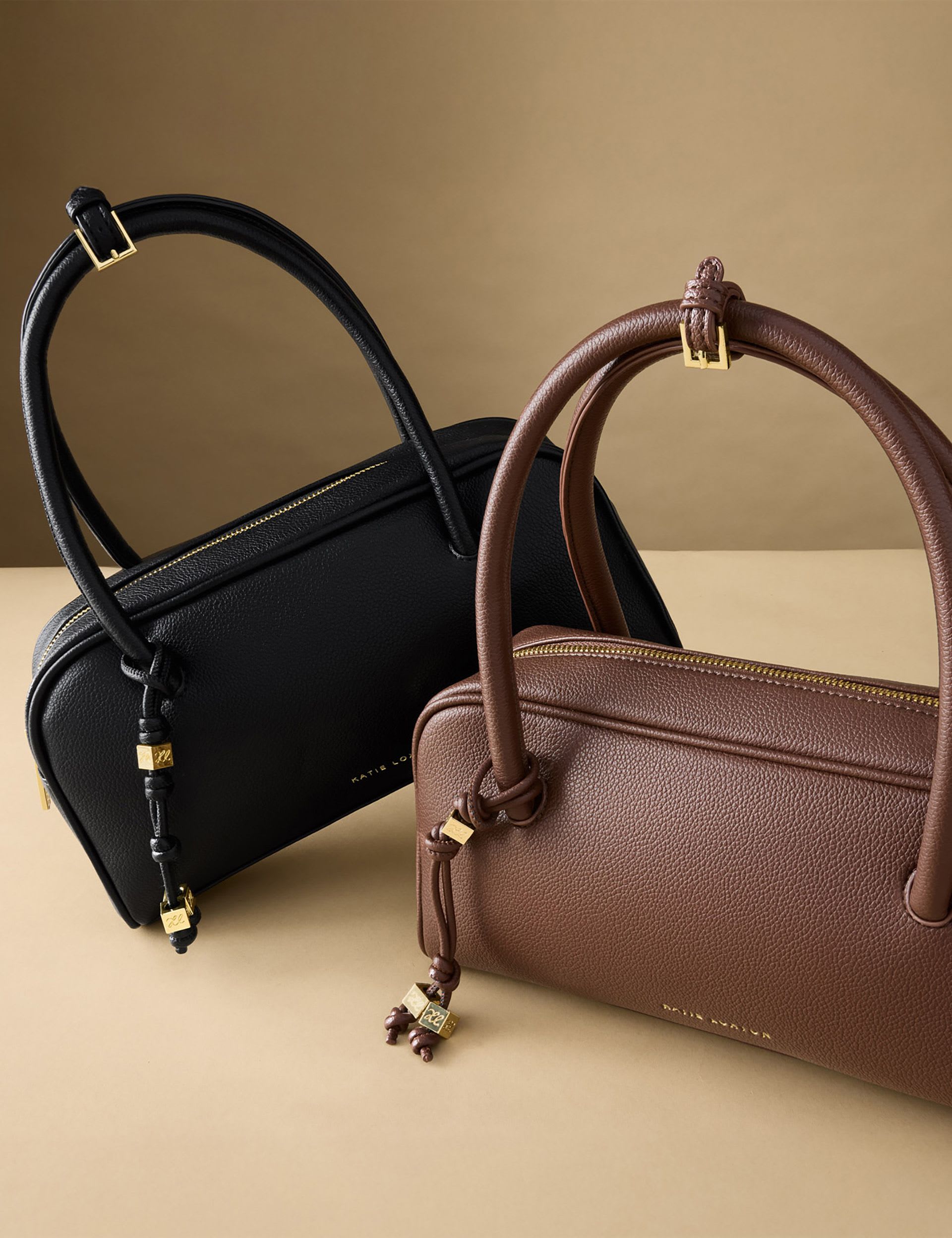 Katie Loxton faux leather bowler bag (British brand)