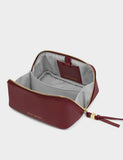 Katie Loxton faux leather fold-out mirror make-up bag, imported from the UK