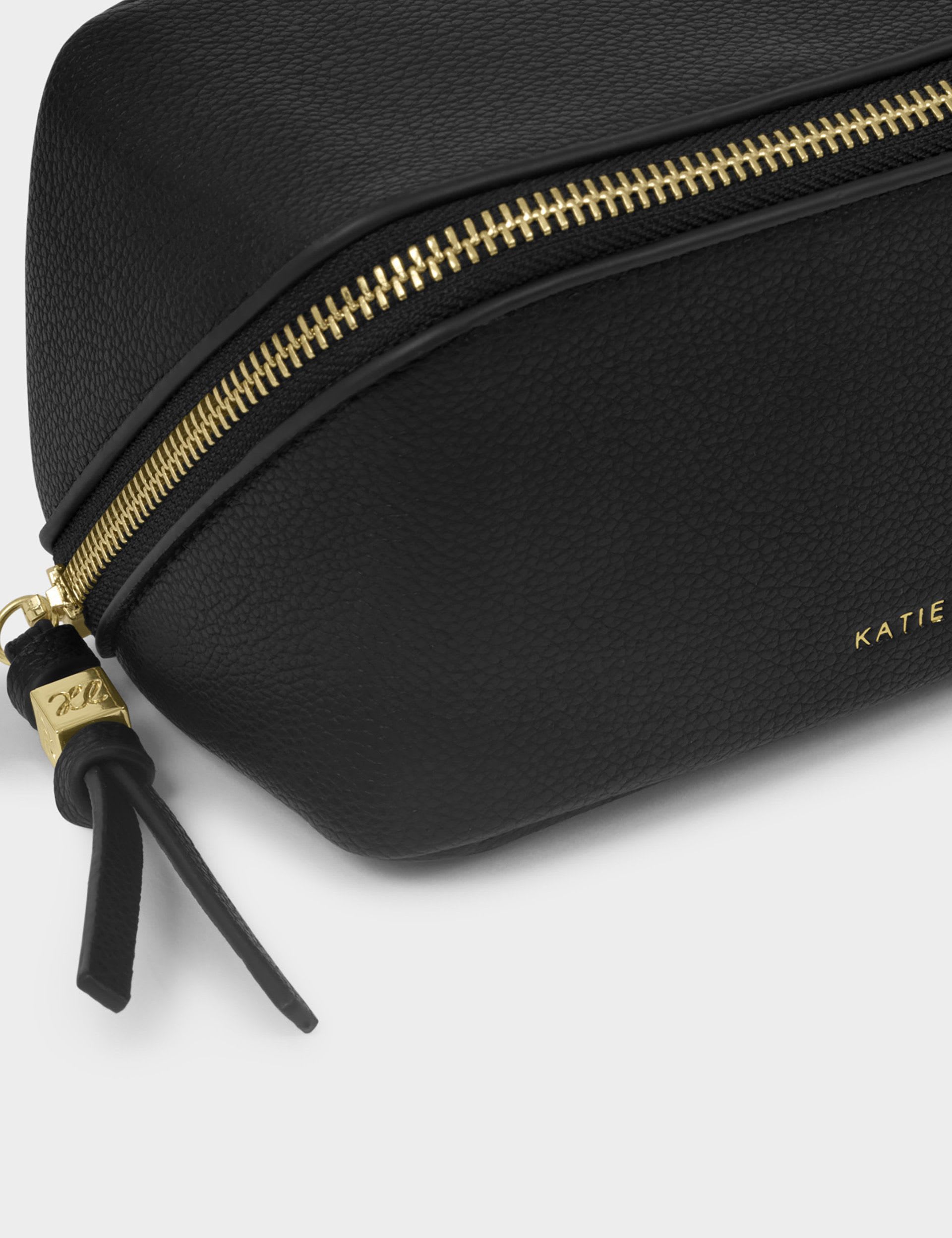 Katie Loxton faux leather fold-out mirror make-up bag, imported from the UK