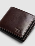 Rodd & Gunn Wardville tri-fold leather wallet with RFID protection (British brand)
