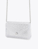 Carvela embellished chain strap clutch bag, imported from the UK