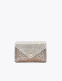 Carvela embellished chain strap clutch bag, imported from the UK