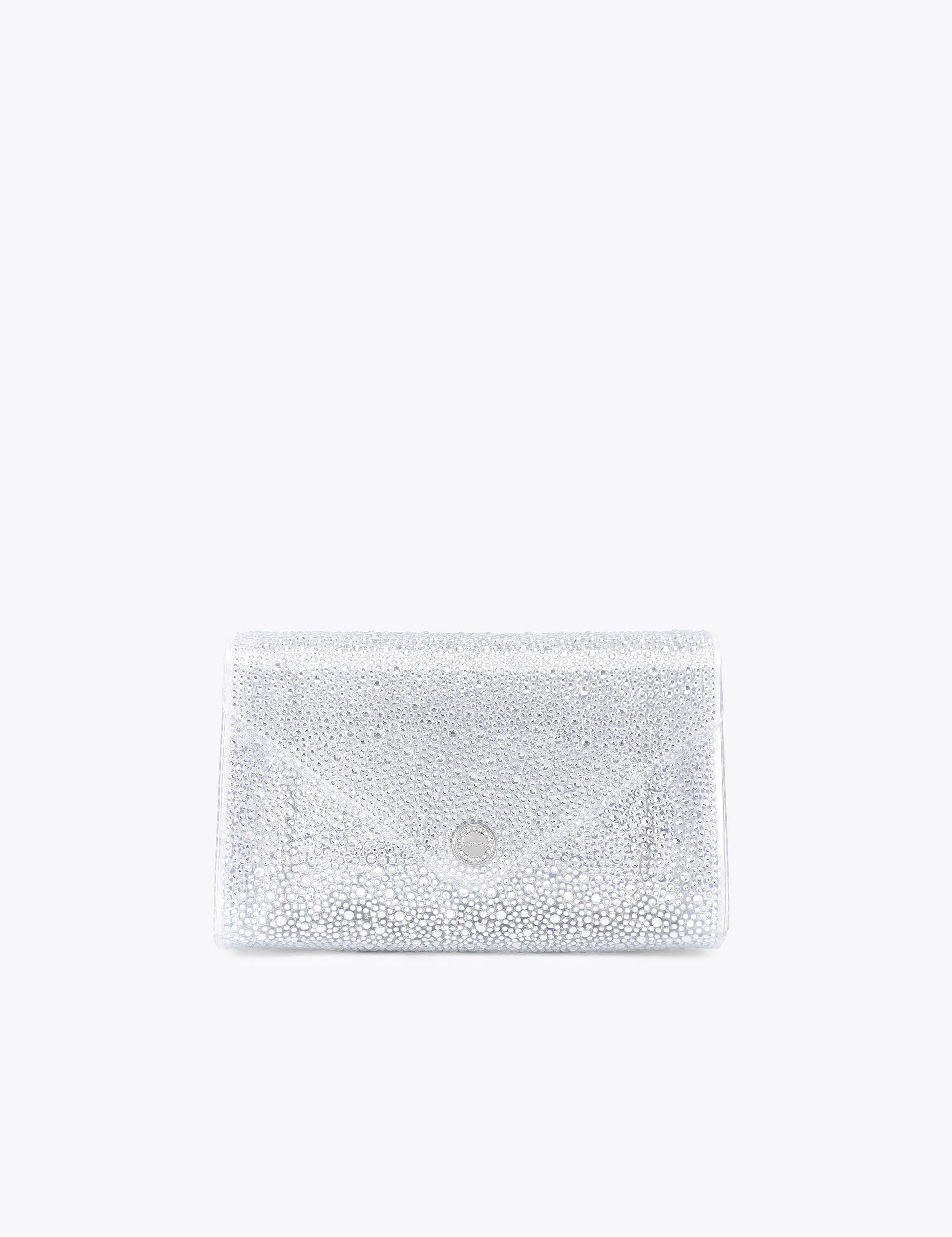 Carvela clutch-veske med pyntet kjede-stropp, importert fra Storbritannia