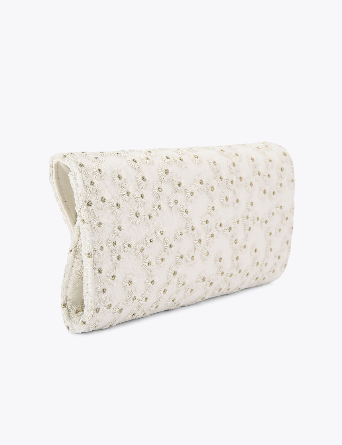 Carvela floral embroidered clutch bag, UK version