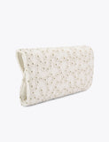 Carvela floral embroidered clutch bag, UK version