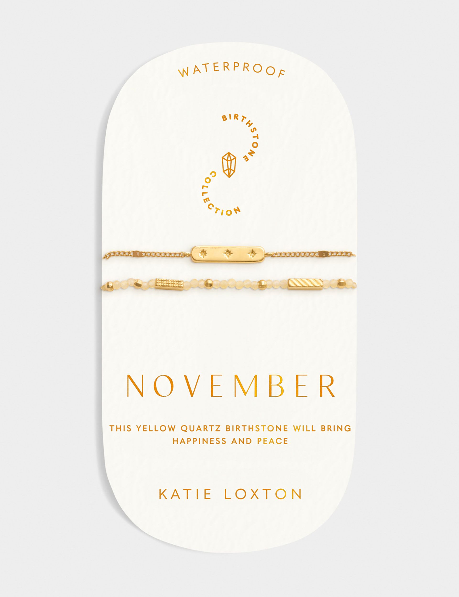 Katie Loxton November birthstone bracelet, UK version