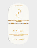 Katie Loxton March Birthstone Bracelet - British product