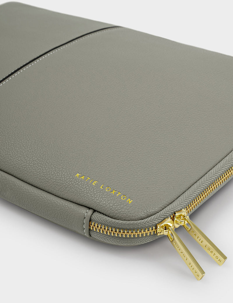 Katie Loxton faux leather laptop case with monogramming - British product