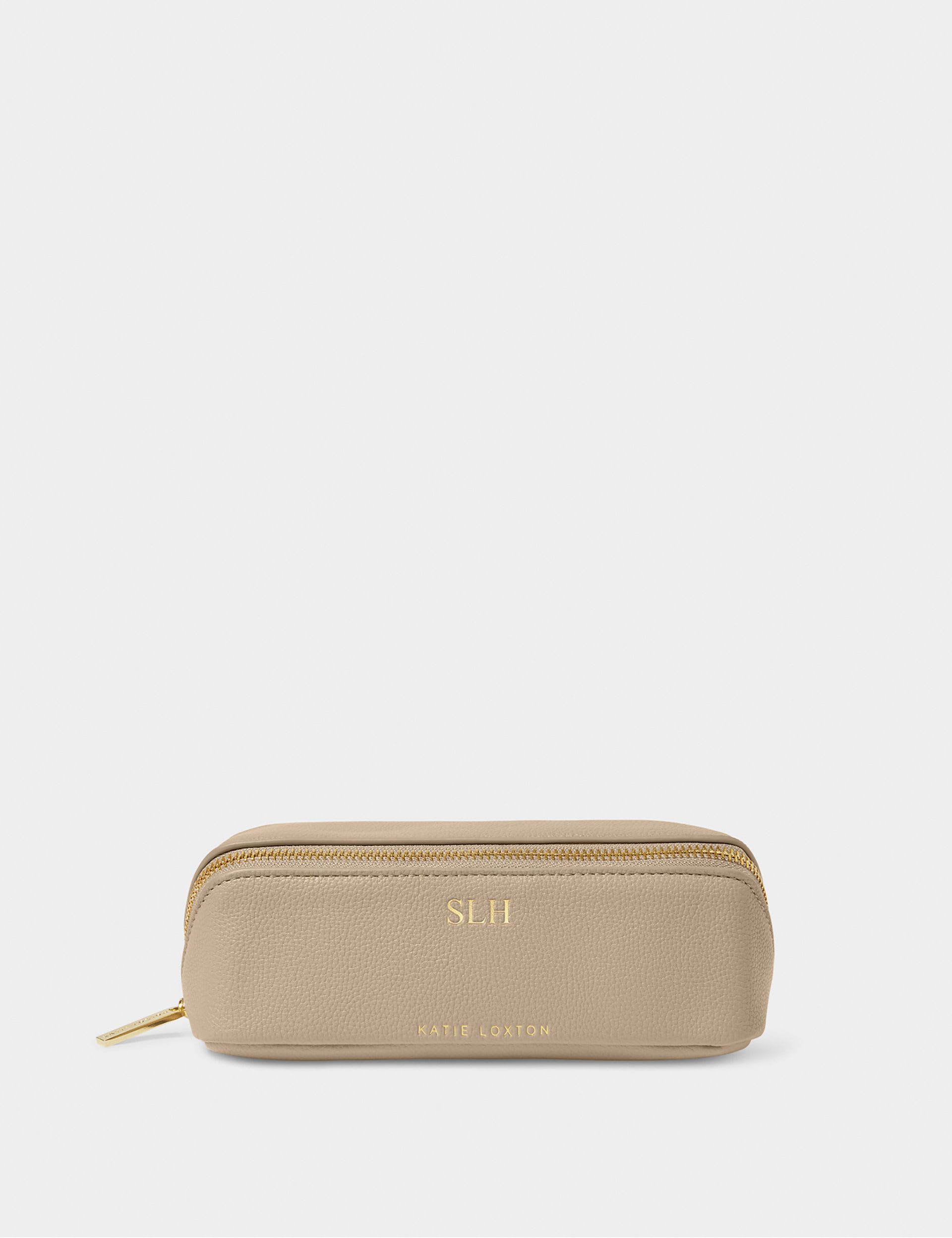 Katie Loxton personalised small faux leather make-up bag - British product