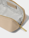 Katie Loxton personalised small faux leather make-up bag - British product
