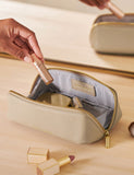 Katie Loxton personalised small faux leather make-up bag - British product
