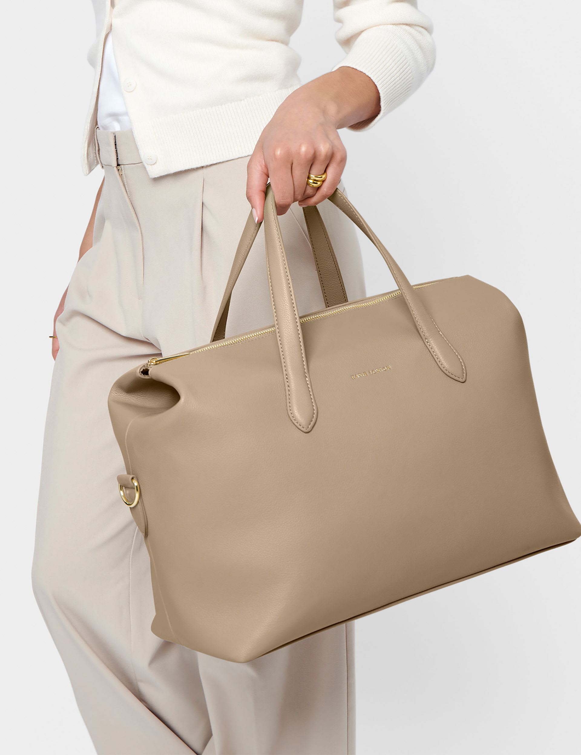 Katie Loxton personalised faux leather weekend bag, imported from the UK
