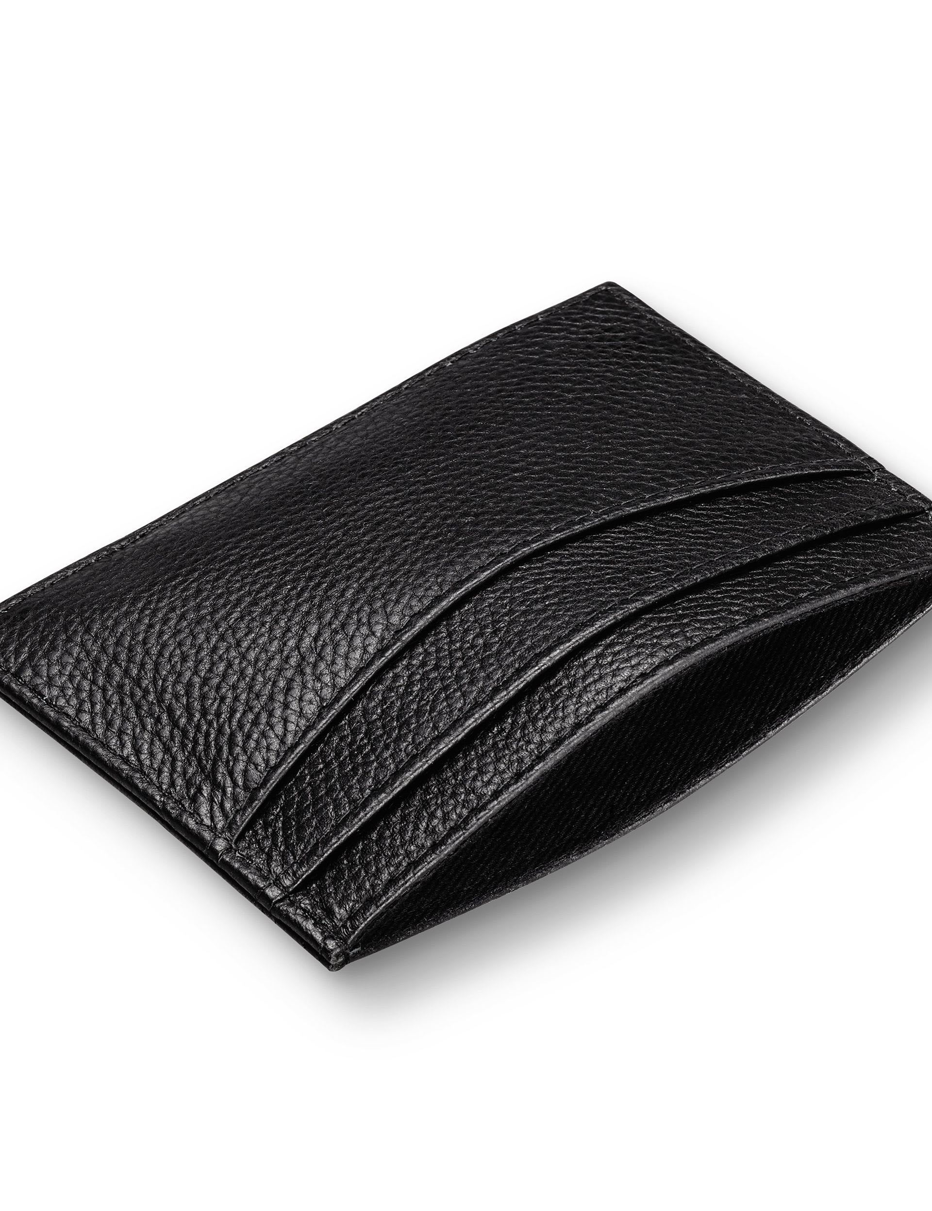 Charles Tyrwhitt kortholder i kornskinn, slank, 7 cm (Britisk merke)