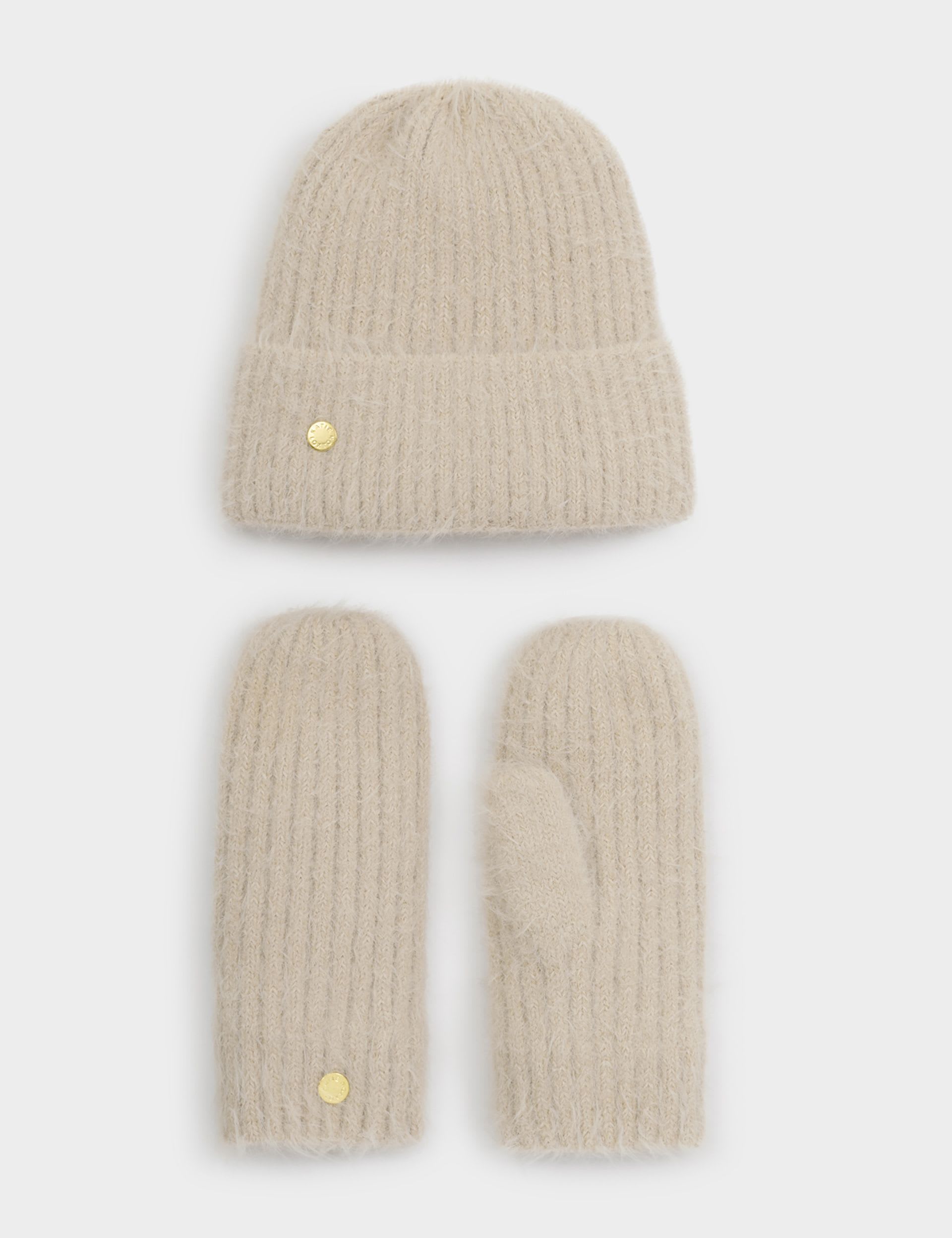 Katie Loxton Knitted Hat & Gloves Gift Set